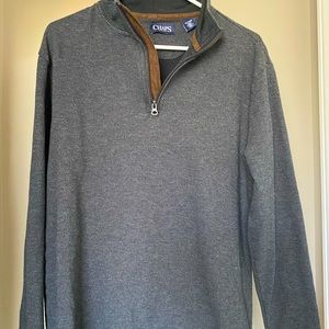 Grey Sweater Zip-up